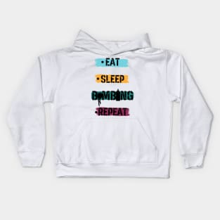 Eat Sleep BOMBING Repeat Kids Hoodie